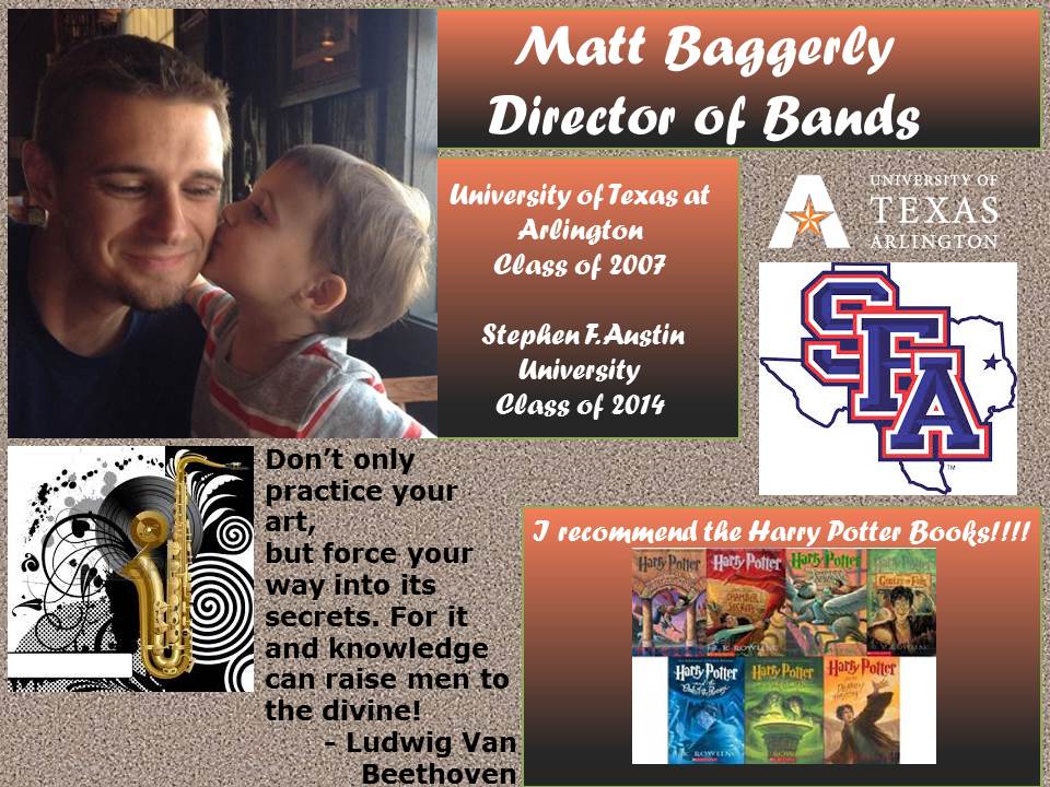 Mr. Matt Baggerly Mr. Matt Baggerly